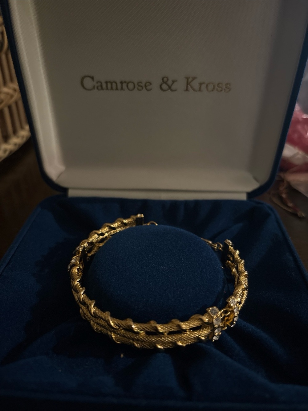 Camrose & Kross Gold-Tone Twisted Rope Bracelet Watch - Women's Accessory